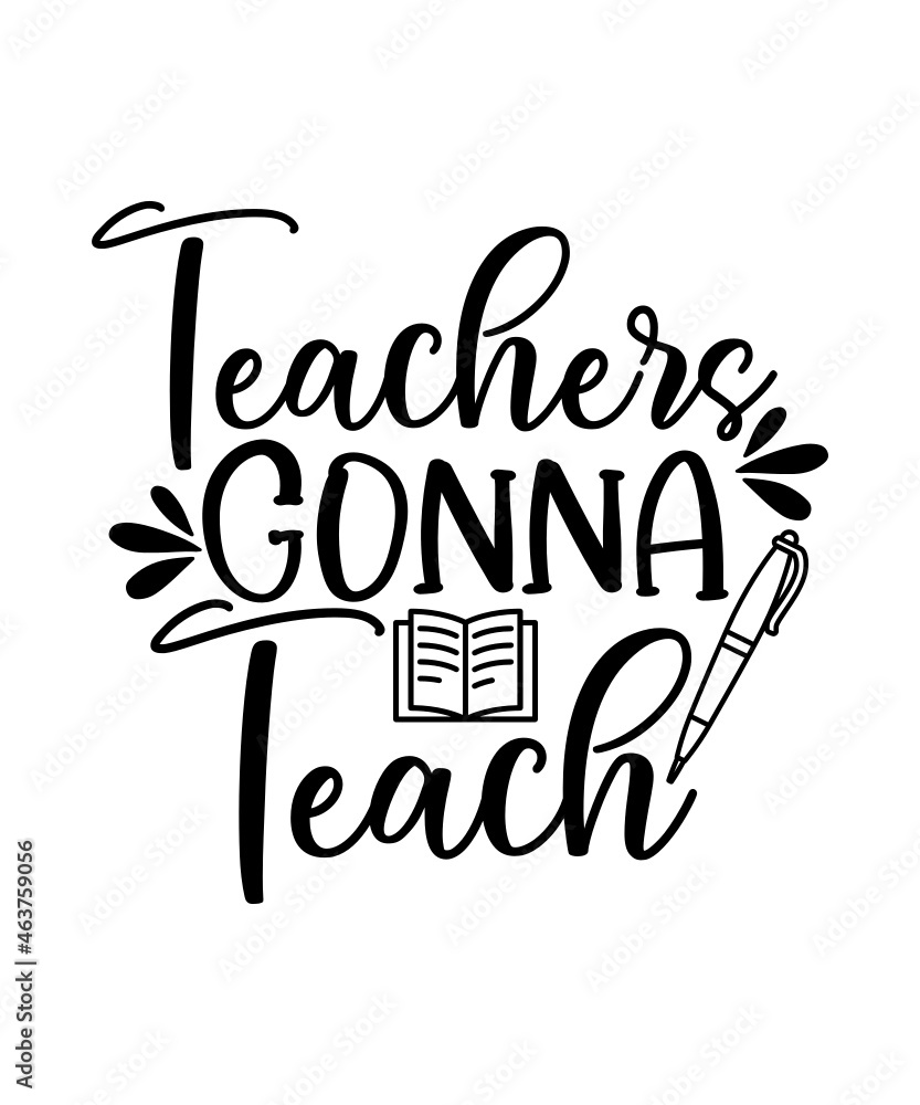 Teacher Svg Bundle, Teacher Quote Svg, Teacher Svg, Teacher Life Svg ...