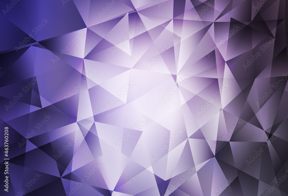 Light Purple vector abstract polygonal pattern. Light Purple vector abstract polygonal pattern.