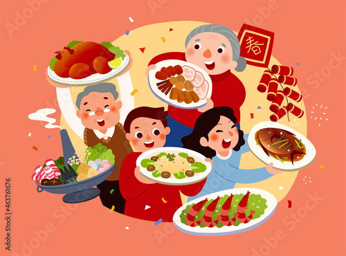 Homemade CNY reunion dinner dishes