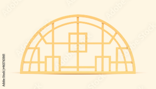 3d Chinese window tracery