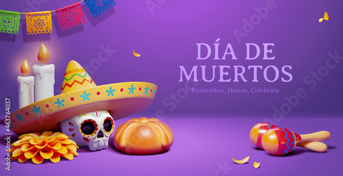 Day of the dead banner