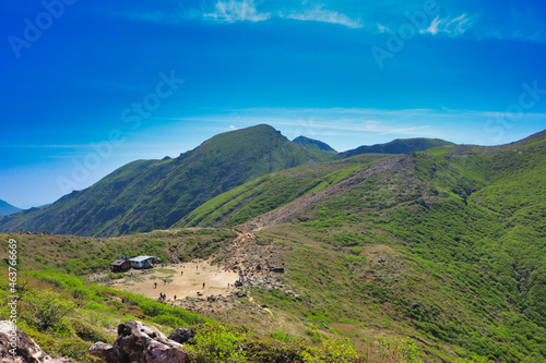 Kyushu Kuju mountain landscape