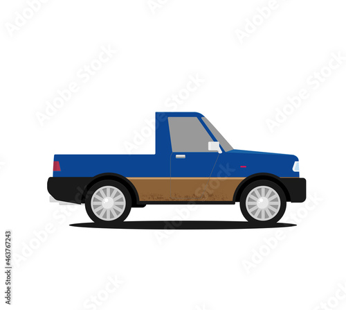 Vector off-road car in flat style