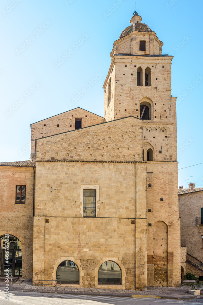 View at the Church of San Francesco in the streets of Lanciano - Italy