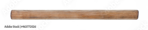 simple decorative wooden stick isolated on white background © serikbaib