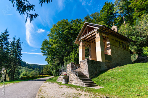 St. Maurus Chapel near the Beuron Monastery in the Danube Valley photo
