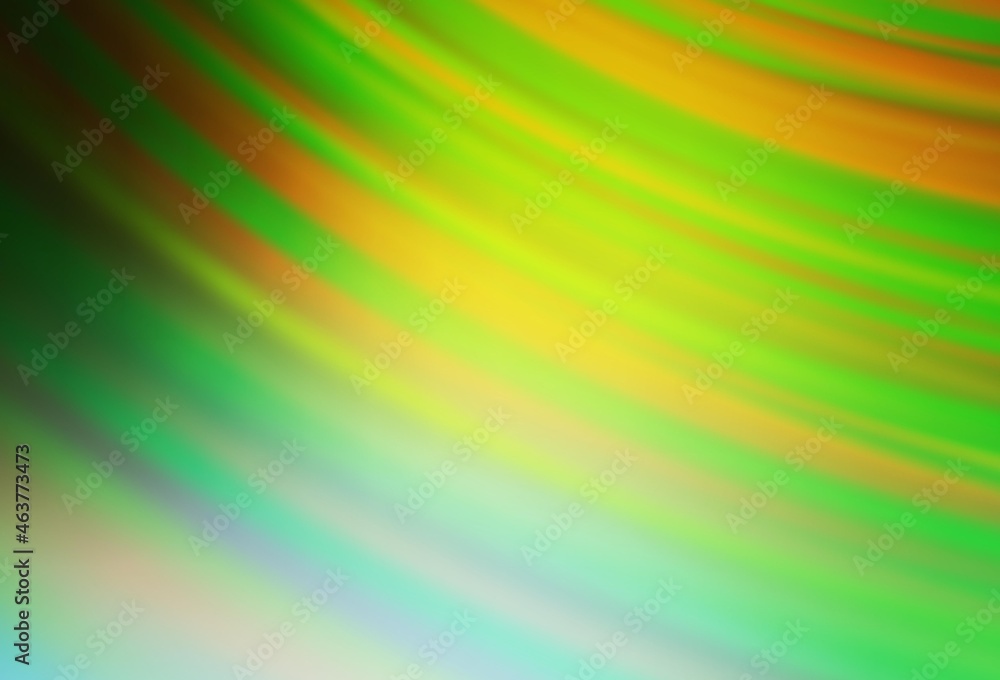 Light Green, Yellow vector abstract bright template.