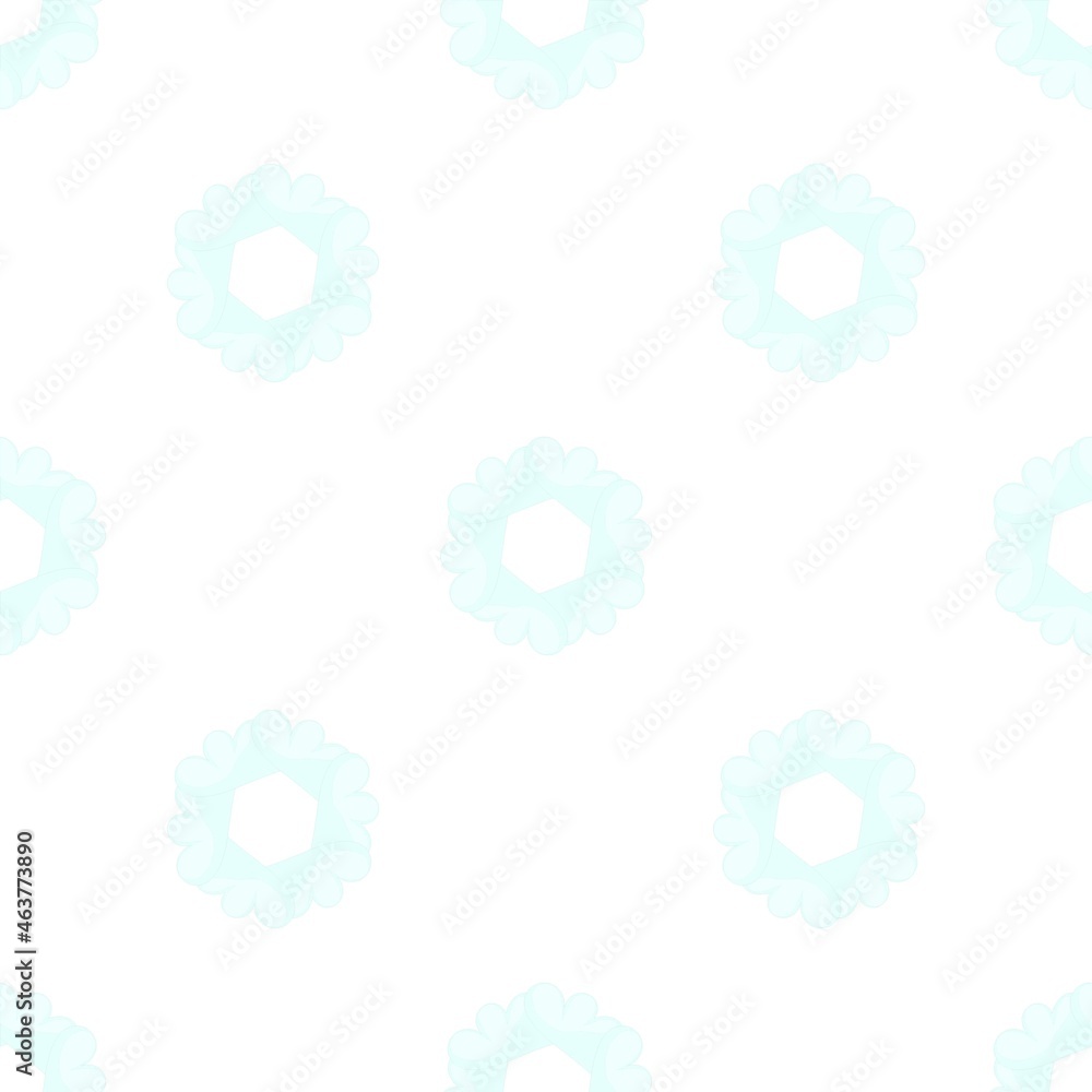Light blue abstract circle pattern seamless background texture repeat wallpaper geometric vector
