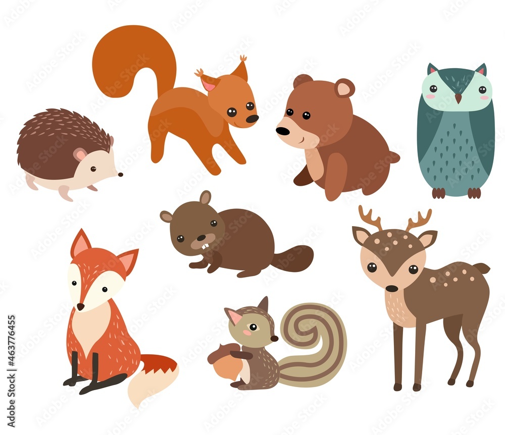 set of animals