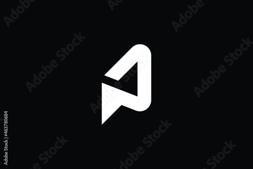 NP logo letter design on luxury background. PN logo monogram initials letter concept. NP icon logo design. PN elegant and Professional letter icon design on black background. N P PN NP