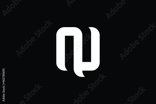 NP logo letter design on luxury background. PN logo monogram initials letter concept. NP icon logo design. PN elegant and Professional letter icon design on black background. N P PN NP