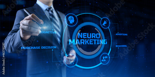 Neuromarketing. Sales and advertising marketing strategy concept.