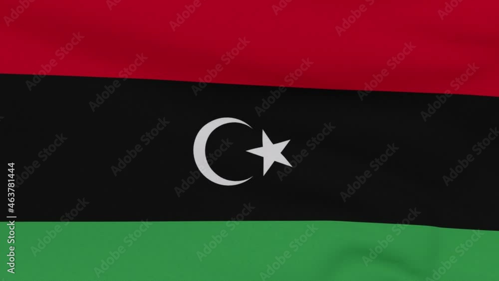 flag Libya patriotism national freedom, seamless loop flag Libya patriotism national freedom, seamless loop