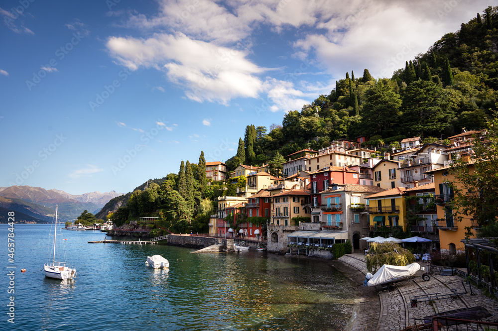 Small picturesque town of Varenna in Lake Como, Italy