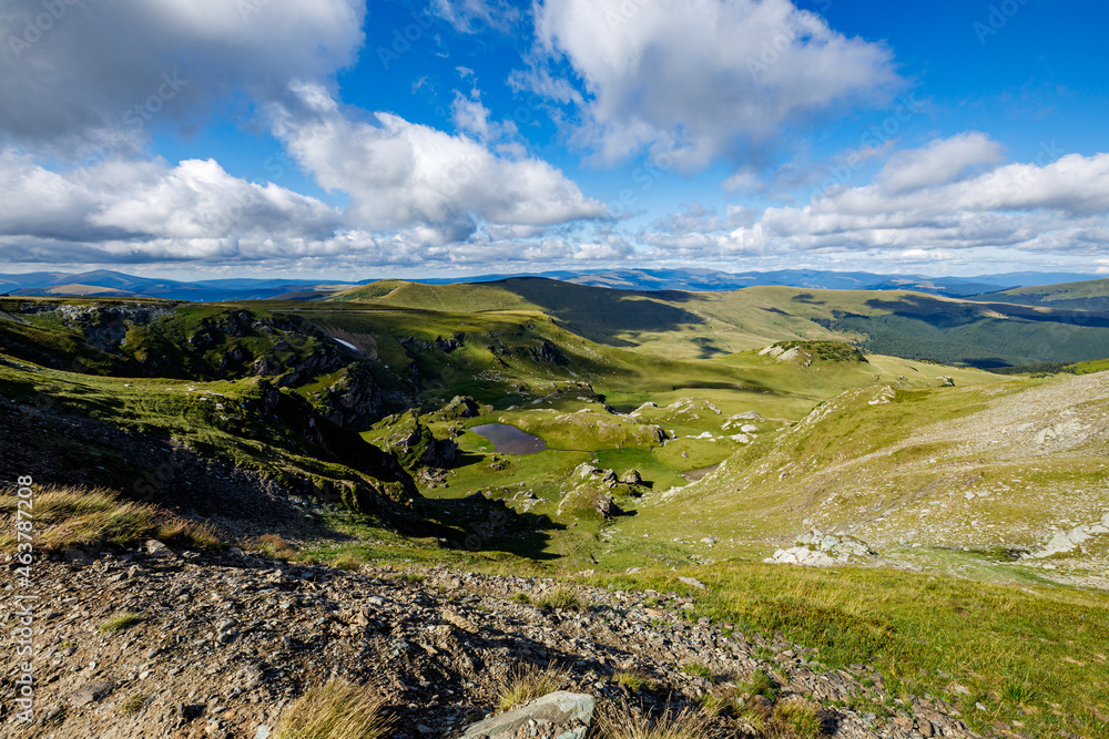 The landscape of the Carpathian Mountains	