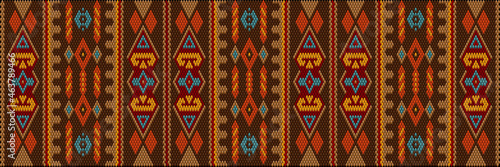  Folk ornament, national pattern, ethnic embroidery, ornamental texture, traditional geometric motives of the tribes of the African continent.