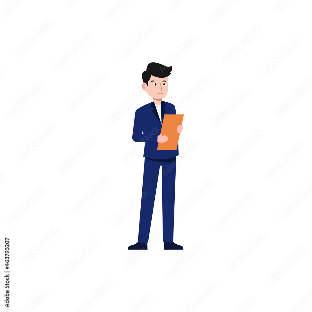 office worker character style vector illustration design