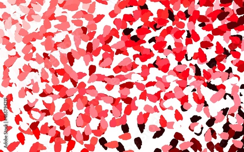 Light Pink, Red vector pattern with random forms.