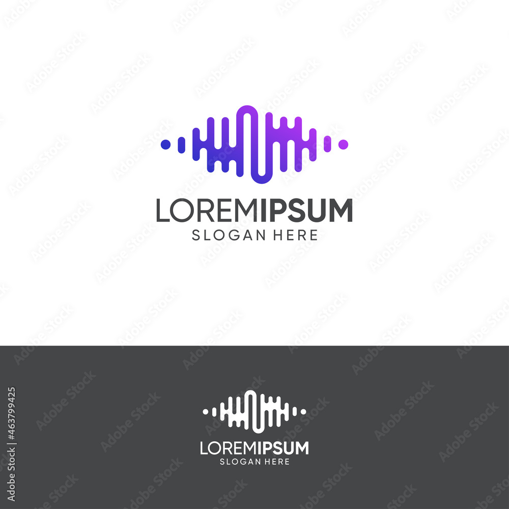 Music wave player element Music wave player element