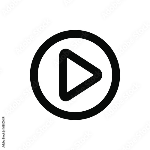 Free Download Play button icon vector graphic - GFXLoad