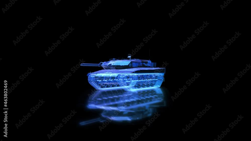 Military Tank. Armoured Combat Fighting Vechicle. 4k animation ...