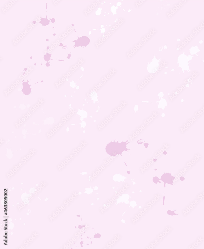 Pink and white paint splashes isolated on background. Paint splatter background for web site, wallpaper, poster and placard. Creative art concept, vector illustration, eps 10 Pink and white paint splashes isolated on background. Paint splatter background for web site, wallpaper, poster and placard. Creative art concept, vector illustration, eps 10