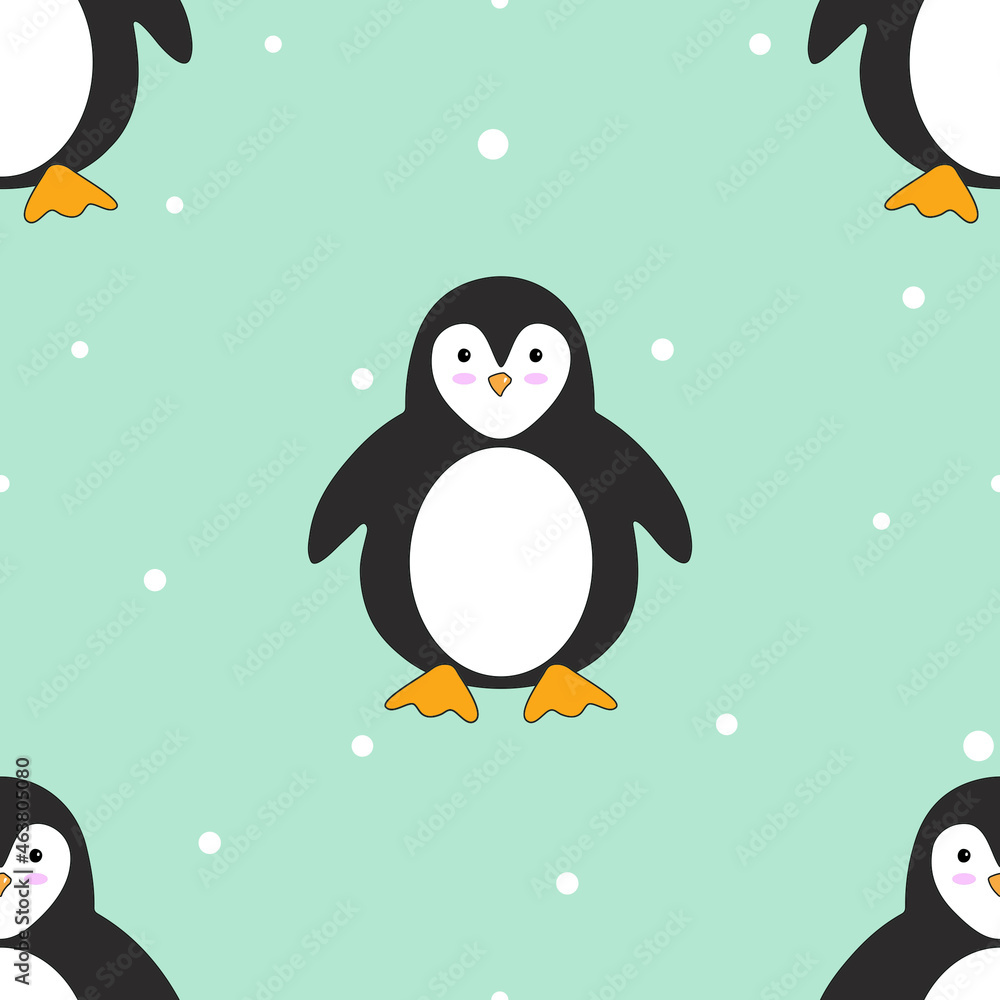 Naklejka premium penguin