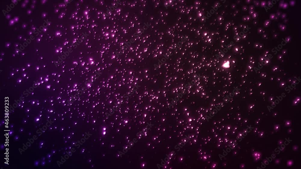 幻想的な紫色の宇宙のような豪華なパーティクルの動画 4K LOOP 幻想的な紫色の宇宙のような豪華なパーティクルの動画 4K LOOP
