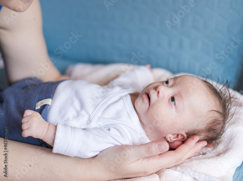 Baby Girl with Down Syndrome in Mother's Arms