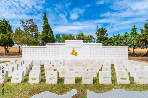 The 26th Infantry Regiment and Yahya Cavus Memorial in Seddulbahir, Canakkale.  photo