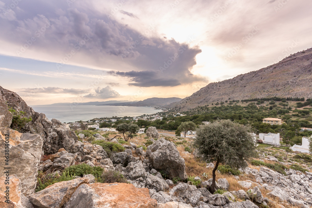 View of Pefkos, Rhodes