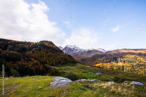 Autumn in Somport, Pyrenees, France