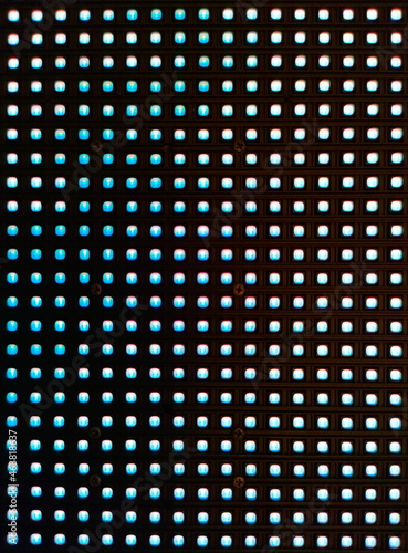 LED screen background close-up.