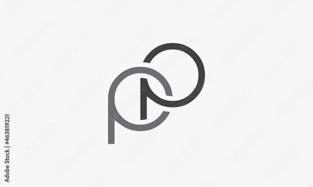 PP letter logo isolated on white background. PP letter logo isolated on white background.