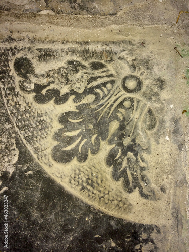 coat of arms on the stone