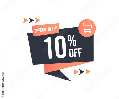 online sales poster - 10% off © Marstos