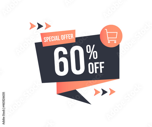 online sales poster - 60% off 