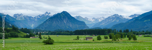 Alpenpanorama, Oberstdorf, Allgäu, Bayern, Deutschland, Europa