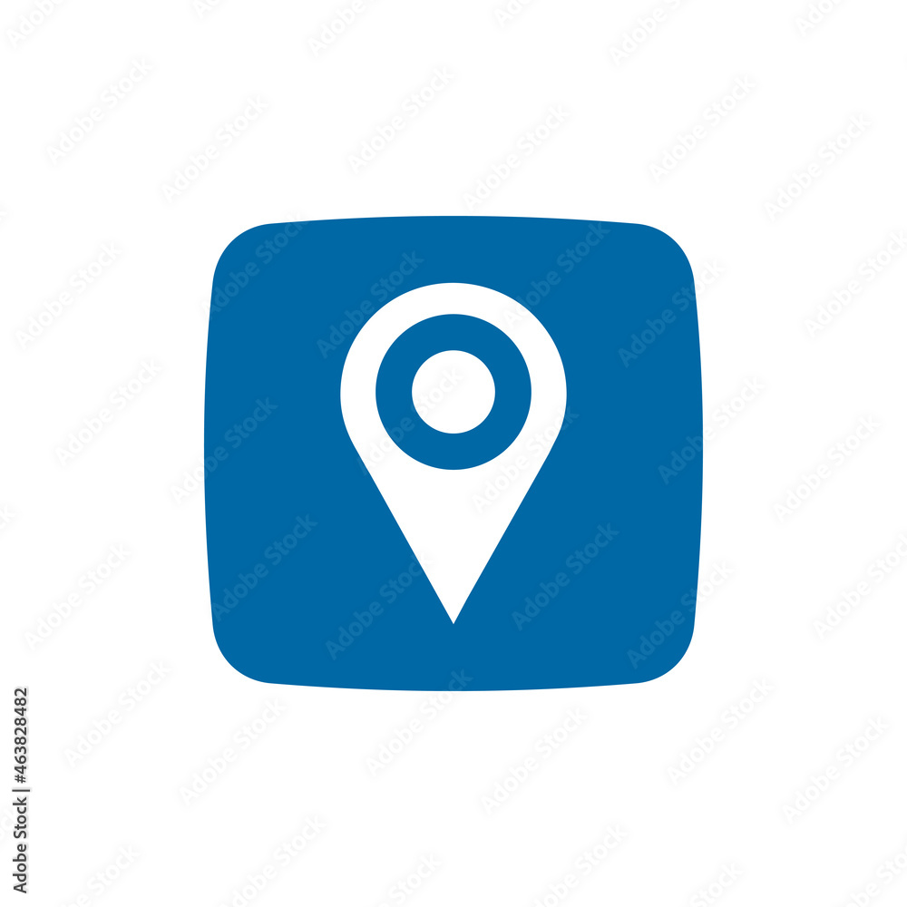 Location pin finder app map icon logo design Location pin finder app map icon logo design