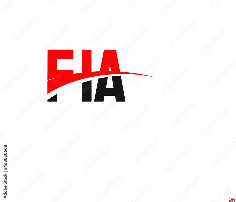 FIA Letter Initial Logo Design Vector Illustration FIA Letter Initial Logo Design Vector Illustration