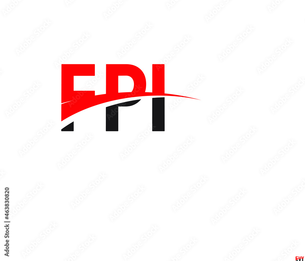 FPI Letter Initial Logo Design Vector Illustration FPI Letter Initial Logo Design Vector Illustration