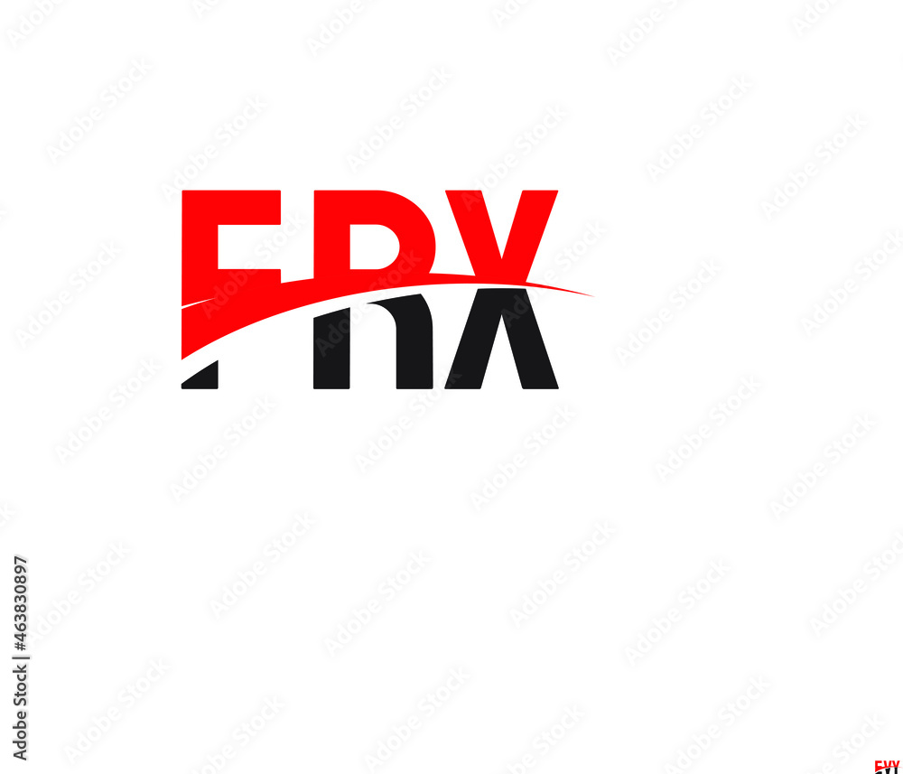 FRX Letter Initial Logo Design Vector Illustration FRX Letter Initial Logo Design Vector Illustration