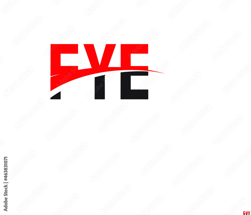 FYE Letter Initial Logo Design Vector Illustration FYE Letter Initial Logo Design Vector Illustration