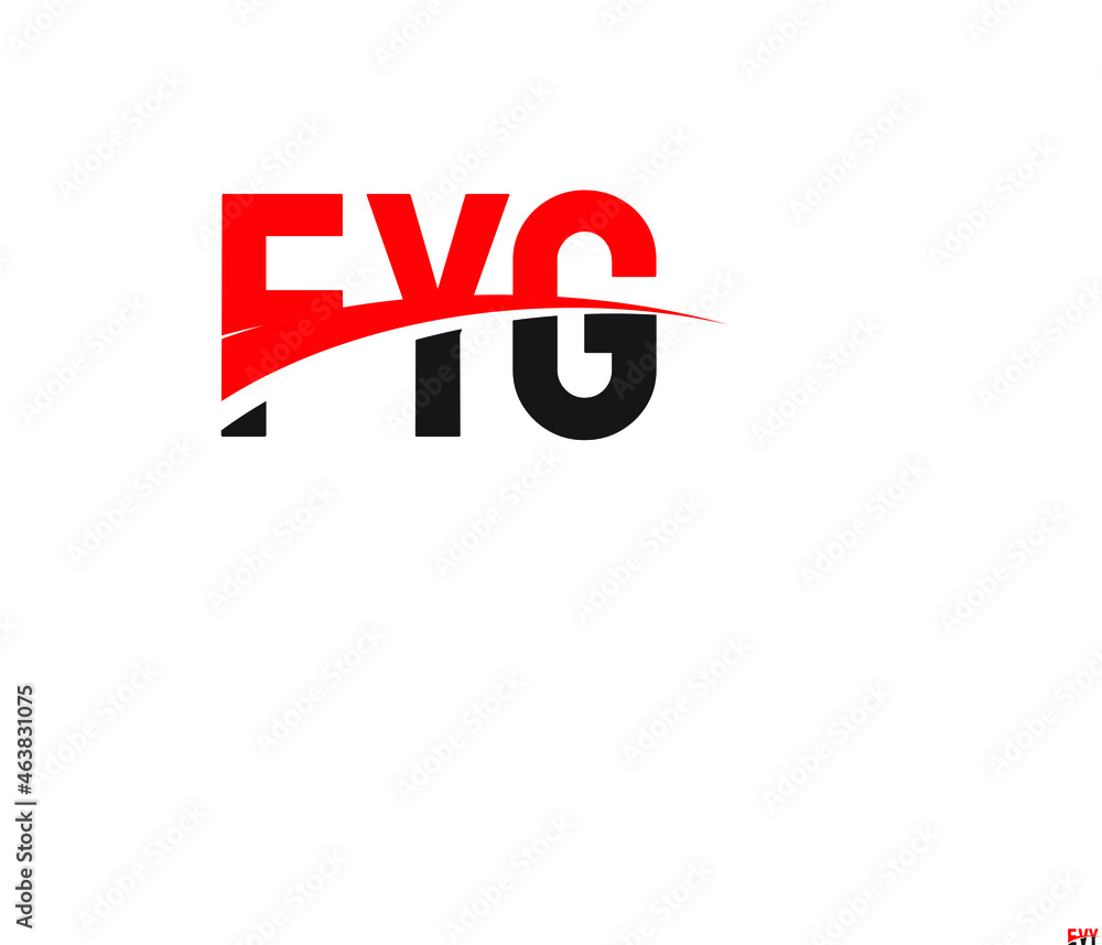 FYG Letter Initial Logo Design Vector Illustration FYG Letter Initial Logo Design Vector Illustration