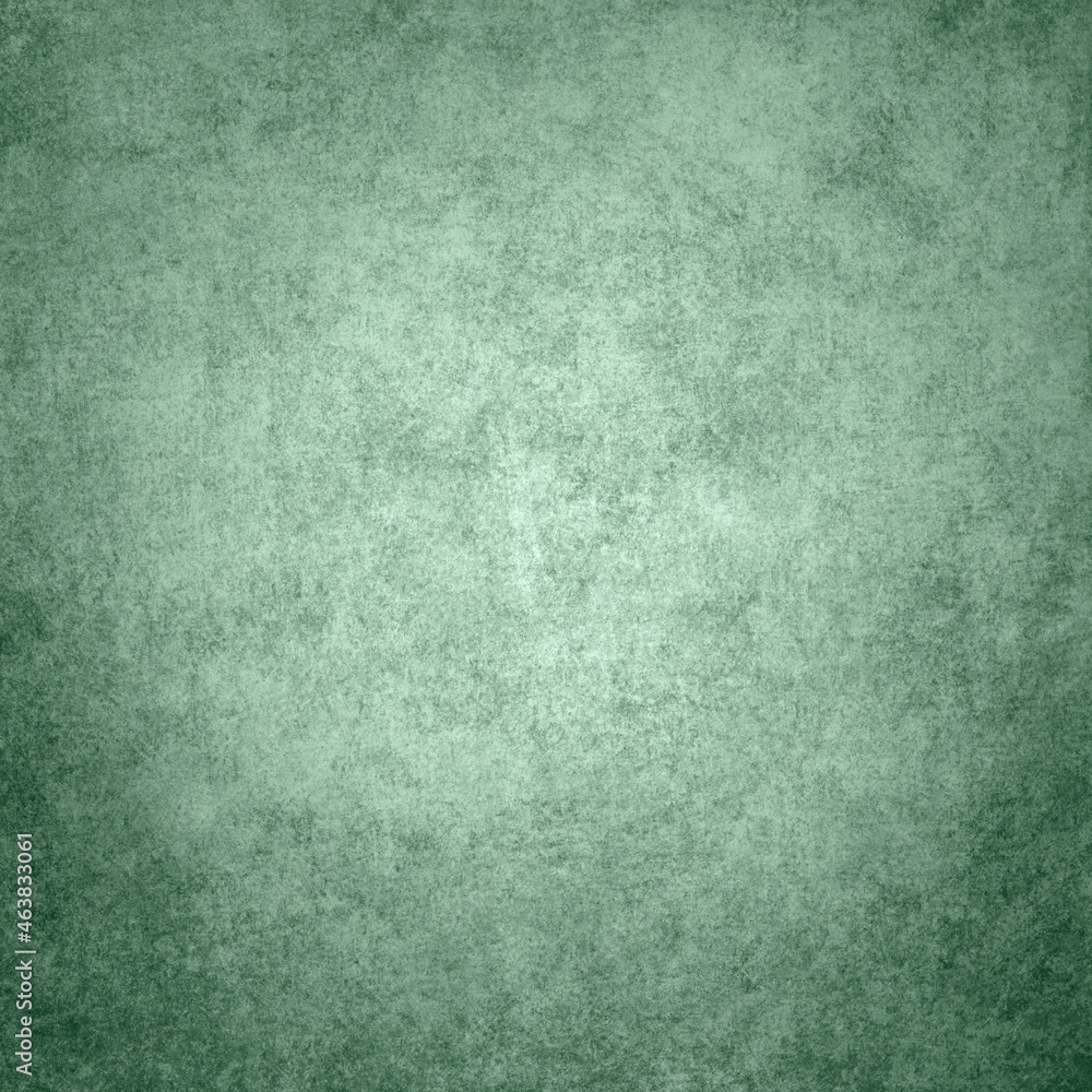 Fototapeta premium Vintage paper texture. Green grunge abstract background