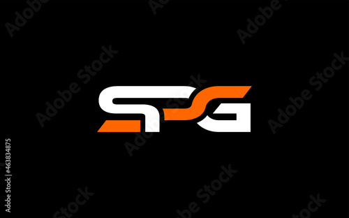 SPG Letter Initial Logo Design Template Vector Illustration 
