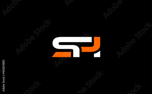 SPI Letter Initial Logo Design Template Vector Illustration photo