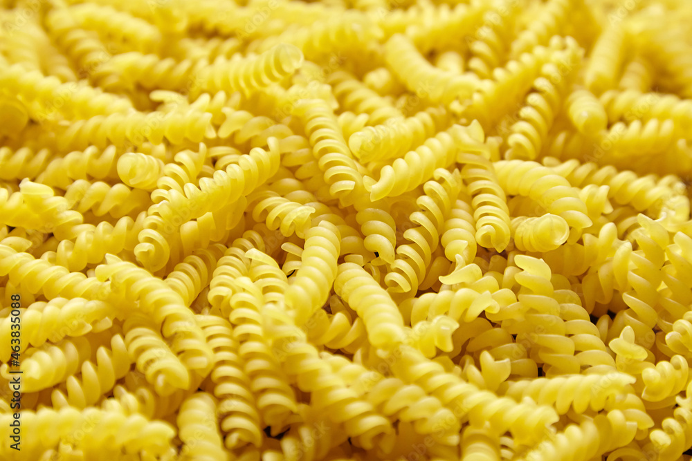 Girandole italian pasta food background Girandole italian pasta food background