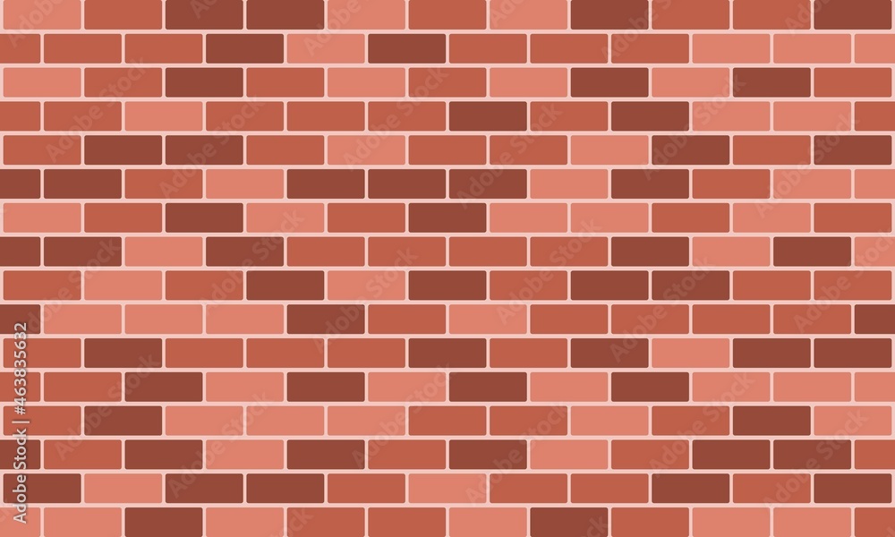 Brick wall background, Masonry red or brown brick. Vector illustartion Brick wall background, Masonry red or brown brick. Vector illustartion