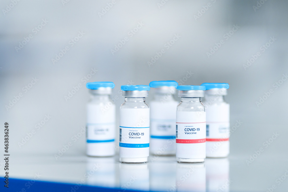 The focus is the vaccine against covid 19, the injection against coronavirus The focus is the vaccine against covid 19, the injection against coronavirus